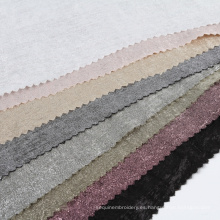Fábrica Factory Flocked Stretch Textiles Poly 90GSM tejido metálico tejido tejido de aluminio para ropa para ropa